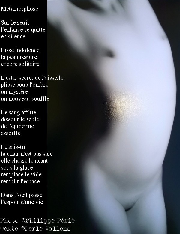 poème &amp; photo Métamorphose